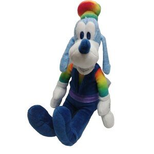 Disney Goofy Rainbow Collection Plush -13' Excellent Condition